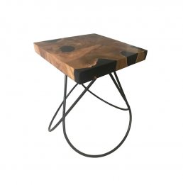 MALANG natural wooden side table