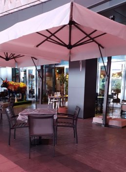 retractable outdoor umbrella by montalbano furnitures