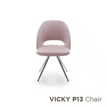 Vicky Italian metal chair