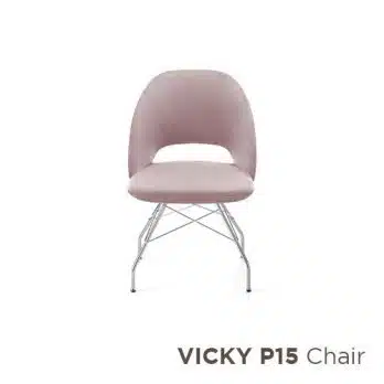 Vicky Italian metal chair