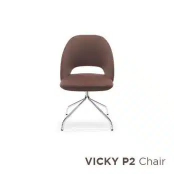 Vicky Italian metal chair