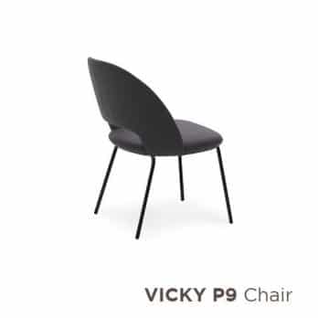 Vicky Italian metal chair