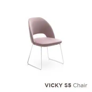 Vicky Italian metal chair