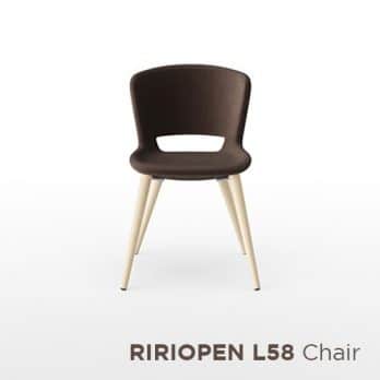 RIRI wood Italian chair