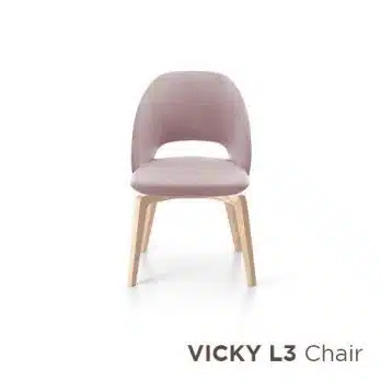 VICKY Wood Italian chair