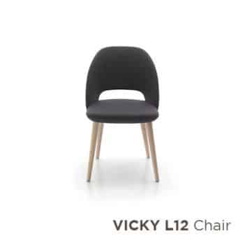 VICKY Wood Italian chair
