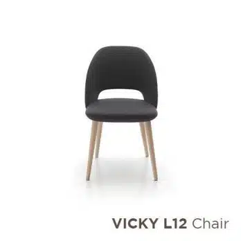 VICKY Wood Italian chair
