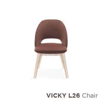 VICKY Wood Italian chair