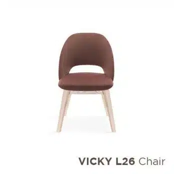 VICKY Wood Italian chair