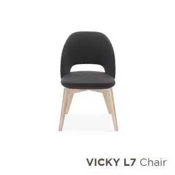 VICKY Wood Italian chair